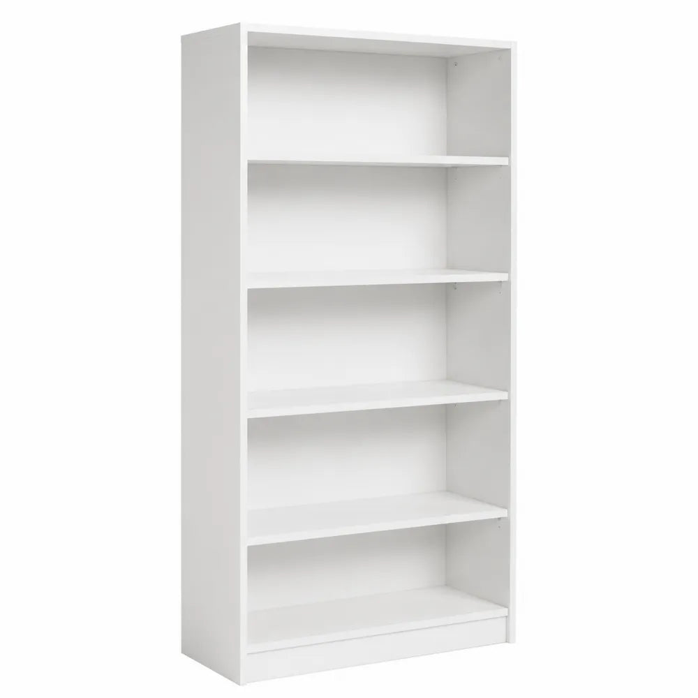Libreria a 5 ripiani in MDF Bianco